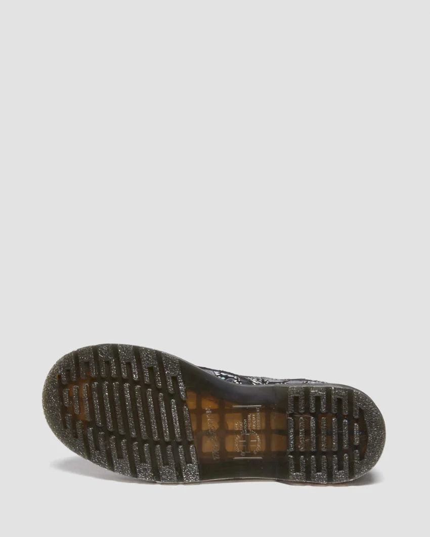 Dr. Martens 1460 Womens Eye Boots Grey Butterfly Print Suede
