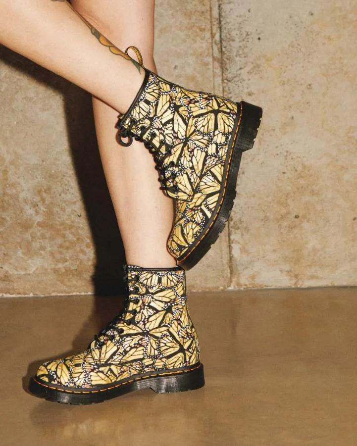 Dr. Martens, Women 1460 BUTTERFLY YELLOW E.H SUEDE MB
