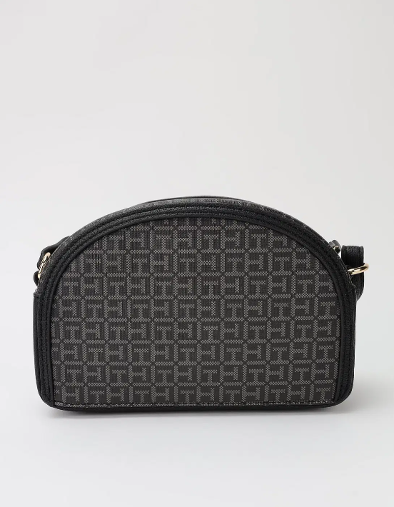Tommy Hilfiger Logo Crossbody Bag Black Monogram